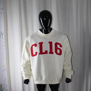 Sweat-shirts surdimensionnés à col montant CLI6, 450 GSM, avec broderie personnalisée, coupe ample, en molleton 100% coton French Terry - Product Image 3