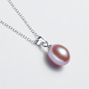 ขายตรงจากผู้ผลิต สร้อยคอมุกน้ำจืดธรรมชาติ 9-10 มม. ลูกปัดมุก สร้อยมุก ลูกปัดหลวม คุณภาพเยี่ยม - Product Image 2