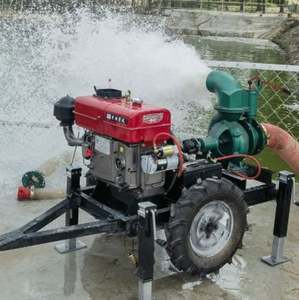 Nuevo conjunto de remolque con bomba de agua de riego de 6 pulgadas (150 mm) con motor diésel refrigerado por agua, a la venta a bajo precio. - Product Image 3