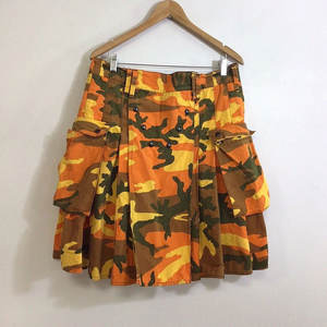 Kilts écossais utilitaires cargo camouflage orange pour hommes – Vente en gros 2026 - Product Image 1