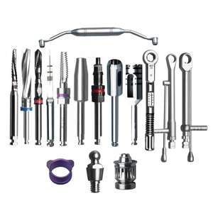 Meilleur kit d'outils pour implants dentaires DENTRIC IMPLANTS, accessoires de perceuse dentaire, tournevis chirurgical, clé dynamométrique à cliquet, connecteur manuel - Product Image 1