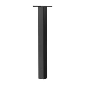 Support de Boîte aux Lettres Robuste en Métal 43 x 4 x 4 Pouces à Fixation au Sol avec Plaque Universelle en Acier et Verrouillage à Clé - Product Image 1