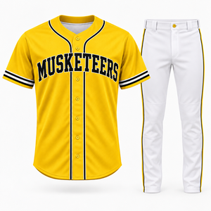 Uniforme de Béisbol de Poliéster de Alta Calidad para Hombre y Mujer, Nuevo Diseño con Impresión por Sublimación, Mejor Precio de Material, Servicio OEM - Product Image 3