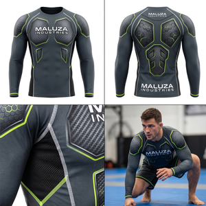 Custom Unisex High Elastic Quick Dry Eco-Friendly <b>Rash</b> Guard Short Sleeve Water Sports Surfing Swimwear Base Layer Fitness Front - Product Image 4