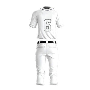 Uniforme de baseball respirant en gros, 100 % haute qualité, tenue d'entraînement de baseball avec livraison - Product Image 6