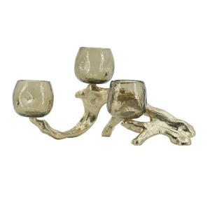 <b>Candle</b> Stand <b>Tree</b> Bark Design Home Decoration Durable Metal <b>Candle</b> Holder - Product Image 1