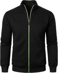 Running Jacket <b>Mens</b> Sweatshirt Slim Fit Athletic Sportswear Gym Workout Training Top Moisture Wicking Performance - Product Image 3