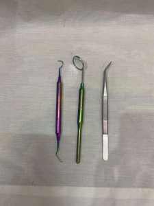 Ensemble de 3 instruments d'examen dentaire manuels en acier inoxydable, instruments chirurgicaux de classe I MEDZORA SURGICAL pour soins dentaires, qualité A+ - Product Image 2