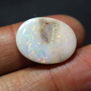 Ópalo Natural Australiano de 9 Quilates, Gema Suelta de Ópalo Coober Pedy Sólido, Cristal de Ópalo Multifuego Hecho a Mano para Joyería - Product Image 3