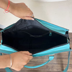 2026 New Arrival Checkered Genuine <b>Leather</b> Handbag Cowhide Tote Bag Women's Shoulder Bag with Adjustable Strap for Everyday Uses - Product Image 6