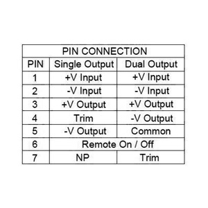 Convertidor de CC a CC de 18-75 V de Entrada, 75 W, 12 V, 6,25 A de Salida, -55~105 ℃   temperatura de funcionamiento Con control remoto de encendido/apagado lógico positivo - Product Image 3
