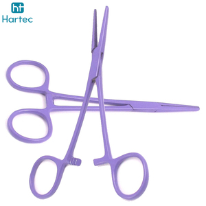 Pince de pêche en acier inoxydable revêtu violet, à bec droit, avec fonction de serrage, coupe-ligne et dégorgeur d'hameçons - Product Image 2