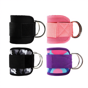 Sangles de cheville pour haltérophilie avec impression par sublimation et protection complète pour utilisation sur machine à câble - Product Image 2