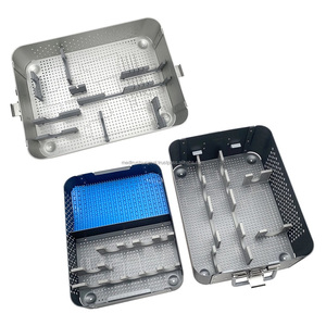 Boîte de Stérilisation en Aluminium de Qualité Supérieure pour Scie à Os Multifonctionnelle, Plateau Stérilisé Simple et Double Couche, Boîte à Double Plateau - Product Image 4