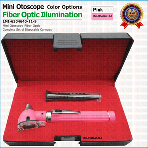 Reliable Otoscope Fibre <b>Optic</b> Pink Ear Diagnostic Tool Lightweight Otoscope Fibre <b>Optic</b> Pink For Clinic - Product Image 5
