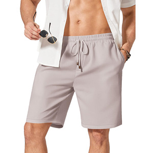 กางเกงขาสั้นผู้ชายขายส่ง เอวยางยืด 345gsm กางเกงกีฬาแบบมีเชือกผูก กางเกงวอร์มผ้าฟลีซ กางเกงลำลองกลางแจ้งสำหรับผู้ชายและผู้หญิง - Product Image 2
