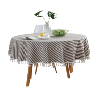 Nappe Taille Personnalisée Rectangulaire Salle À Manger Imprimé 100% Coton Nappe Tissu Nappe