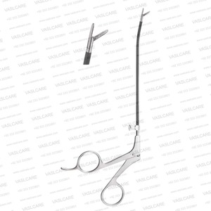 Pinzas de agarre para frente Daniel Endo de 6 pulgadas, curvadas a la izquierda, maleables, aisladas, endoscópicas, instrumento de cirugía plástica para frente Vaslcare - Product Image 5