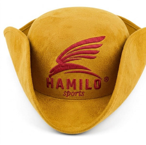 Chapeau de cowboy français en feutre de laine de haute qualité 2026 pour hommes, noir, tricorne triangulaire, chapeau de garde d'honneur Napoléon - Product Image 4