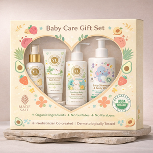 ชุดผลิตภัณฑ์อาบน้ำและดูแลผิวสำหรับเด็กครบชุด ผลิตภัณฑ์อาบน้ำไม่ระคายเคือง โลชั่นบำรุงผิว และชุดทำความสะอาดอ่อนโยน รับผลิตแบรนด์ส่วนตัว - Product Image 2