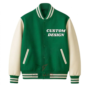 Custom Varsity Jacket Casual <b>Coat</b> Trending Clothing OEM Winter Custom Embroidery <b>Long</b> Sleeve Casual Slim Fit Varsity Jacket <b>Men</b> - Product Image 6