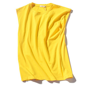 Débardeur de sport pour homme 100 % coton, style décontracté, sans manches, coupe classique, respirant, tricoté, pour le fitness et le basketball - Product Image 4