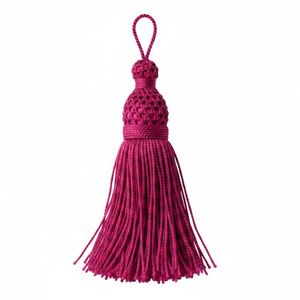 Hilos para Adornos de Borlas para Cortinas y Prendas, Borla de Seda Grande de 15 cm de Alta Calidad en 24 Colores para Decoración de Interiores - Product Image 6