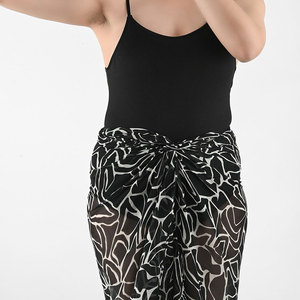 Pareo de una pieza con estampado digital tropical de hibisco, vestido hawaiano de rayón, cubrebañador de playa - Product Image 6