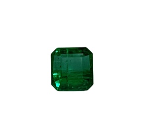 ธรรมชาติ3.86 Cts แปดเหลี่ยมมรกตตัดรูปร่างอัญมณีหลวมจากต้นกำเนิดแซมเบียที่มีสีเขียวสดใส - Product Image 1
