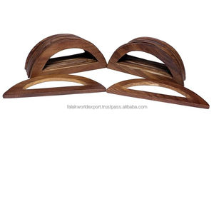 Asas de Madera para Bolsos de Ganchillo, Correas en Forma de D para Bolsos, Kits de Manualidades para Adultos, Accesorios de Repuesto de FWE - Product Image 3