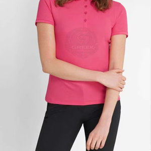 Polos Transpirables para Mujer, Mezcla de Algodón Suave, Ropa Casual para el Día a Día, Uniformes de Negocios, Fabricante y Proveedor OEM ODM - Product Image 2