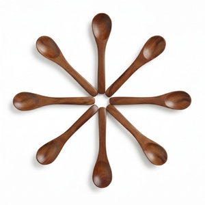 Cuchara para espresso de madera resistente, utensilios de cocina naturales, cucharas para matcha, entrega rápida - Product Image 4