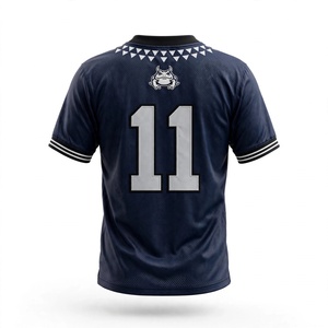 Maillot de sport personnalisé par sublimation, uniforme d'équipe Frogs, chemise athlétique à col en V, vêtements de football respirants et à séchage rapide - Product Image 2