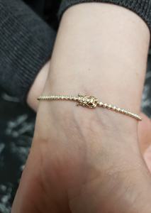 สร้อยข้อมือเพชรเทนนิสทรงบริลเลียนต์สีขาว 1.50 กะรัต เพชรเพาะเลี้ยงในห้องปฏิบัติการ ได้รับการรับรองจาก IGI ชุบทอง 18K |   เครื่องประดับงานแต่งงานสุดหรูทันสมัย - Product Image 5