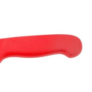 Couteaux à désosser de boucher à manche rouge avec lame de coupe incurvée et fine, poignée ergonomique et bord lisse pour la découpe de viande et les travaux de cuisine - Product Image 6