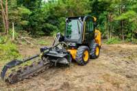 Cargadora Compacta Multifuncional JCB 3TS-8T para Construcción, Manipulación de Materiales de Construcción y Trabajos de Movimiento de Tierras
