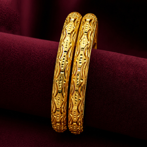 ขายส่งเครื่องประดับแฟชั่น กำไลทองชุบ 14K 18K 24K กำไลทองเหลืองชุบทอง กำไลแบบดั้งเดิม เครื่องประดับทองคำเคลือบ Oro Joyeria - Product Image 1