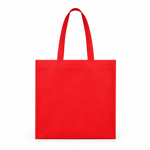 Sac fourre-tout promotionnel non tissé économique à fond plat avec bandoulière, personnalisable avec logo, vente en gros pour événements et cadeaux promotionnels - Product Image 2