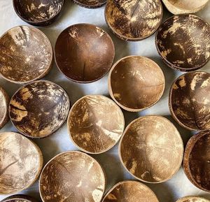 Bol à bougie en coquille de noix de coco vide, fait main, de qualité supérieure |   Décoration d'intérieur naturelle et écologique, fabricant vietnamien - Product Image 6