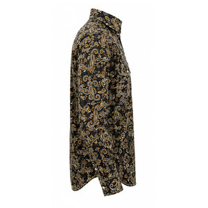 Camisa Occidental de Algodón Resistente al Fuego para Hombre de Alta Calidad 2027 - Camisa de Soldadura de Alta Resistencia con Triple Costura, Diseño Paisley y Broches de Perla - Product Image 5