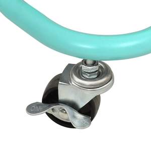 Carrito de Cocina Turquesa de 3 Niveles, 16.5"x13.8"x33.5", Hierro y ABS, Islas y Carritos de Cocina - Product Image 6