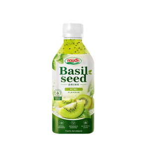 Nawon 350ml Kiwi Flavour Basil Seed Puree Fresh-<b>Squeezed</b> Fruit Juice OEM ODM Beverage <b>Bottle</b> Packaging - Product Image 1