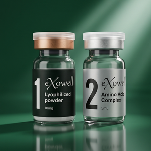 Kit EXOWELL de Extracto de Células Vegetales para el Cuidado de la Piel, 250 Proteínas Activas, Citoquinas, Solución Reparadora Antienvejecimiento, Corea - Product Image 1