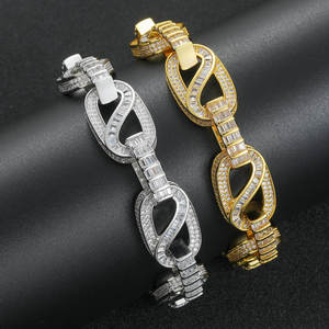 Bracelet en diamant moissanite avec logo personnalisé pour femmes, bracelet tennis en argent sterling 925, fabricant de bijoux en gros - Product Image 3