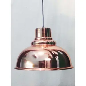 Yeni stil Metal levha Vintage asma tavan ışığı bakır kaplama bitirme ile aydınlatma toptan fiyat için basit tasarım