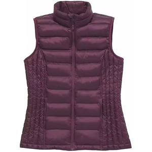 Chaleco Acolchado para Mujer, Chaqueta sin Mangas con Aislamiento Térmico, Tejido Resistente al Agua, Cuello Alto, Diseño con Cierre Completo para Uso Diario - Product Image 5