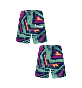 Pantalones Cortos Deportivos Geométricos para Hombre, Sublimados, de Secado Rápido, Cintura Elástica, Casuales, Venta al Por Mayor, OEM - Product Image 1
