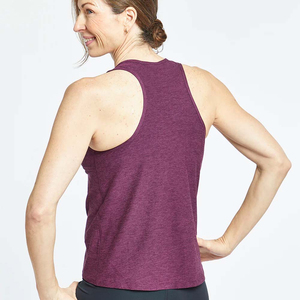 OEM Custom Breathable Casual Cotton Heavyweight <b>Women's</b> Training <b>Vest</b> Muscle Fitness Tank Top for Gym and <b>Running</b> - Product Image 4