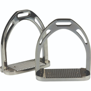 Étriers en acier inoxydable réutilisables de haute qualité pour l'équitation quotidienne, conception robuste, sûre et confortable, utilisation pour les soins des animaux - Product Image 6