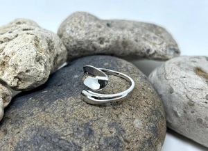 Heaven <b>Crafts</b> 925 Sterling Silver Adjustable Bypass Wrap Handmade Hiphop Multi Layer Statement Thumb <b>Ring</b> GIA Certified - Product Image 4